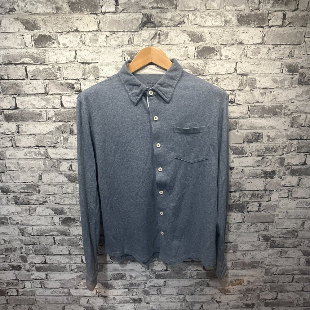 EUC The Normal Brand Active Puremeso Long Sleeve Button Down Shirt Size Large